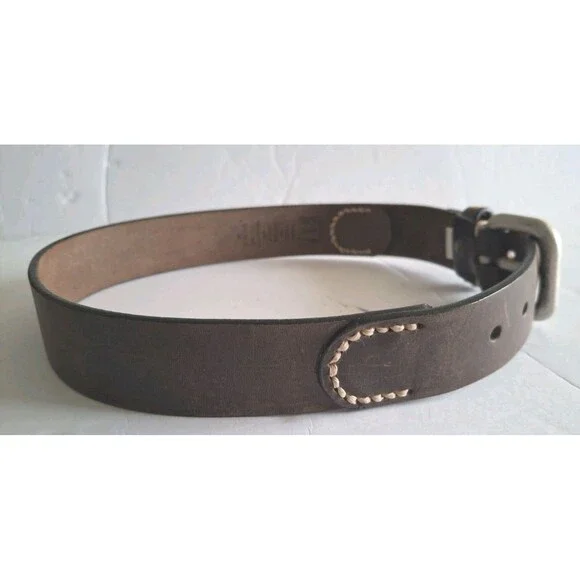 GAP Genuine Leather Belt Size 26 Brown Women's Made In USA Equestrian - Picture 1 of 9